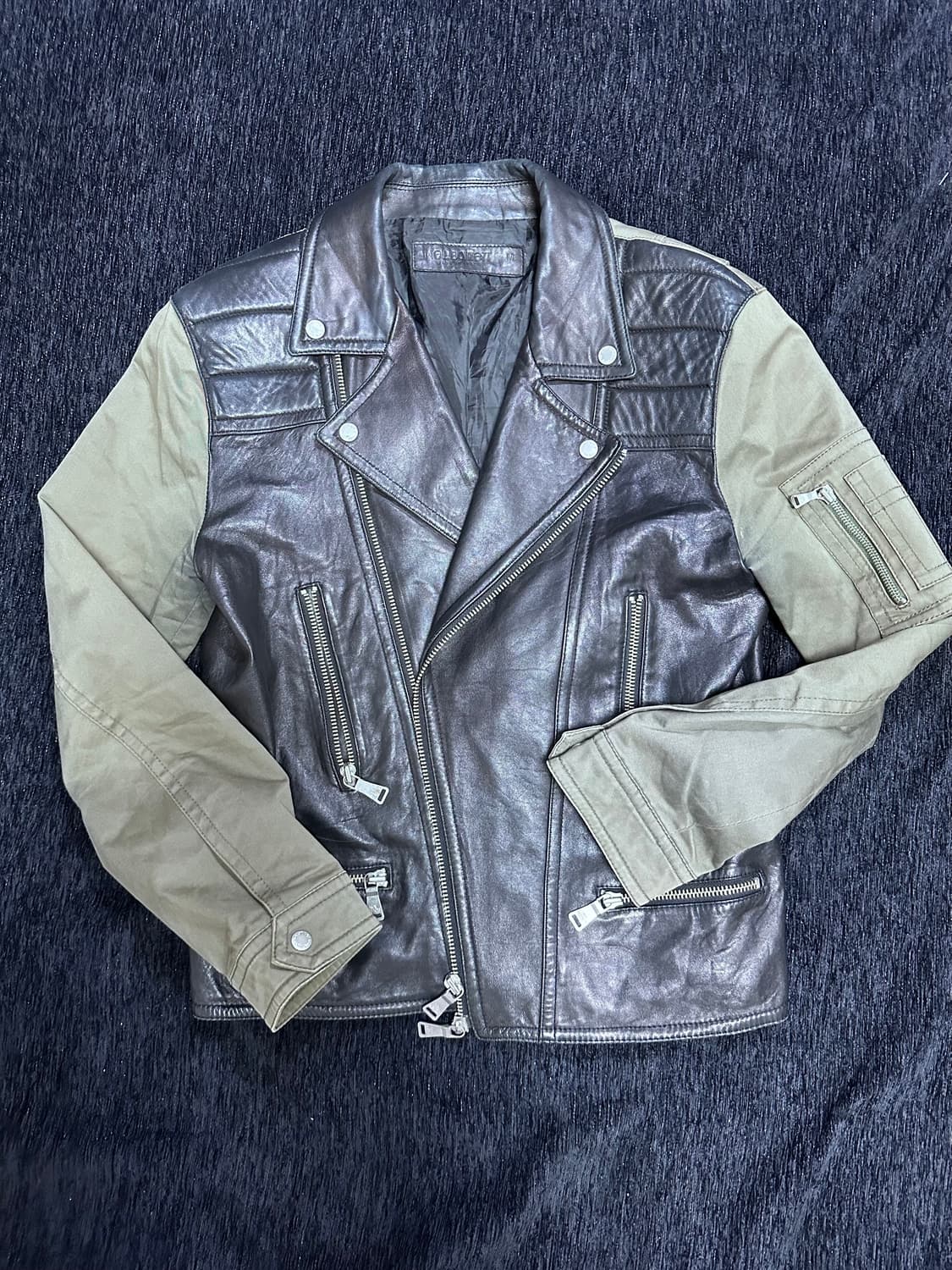 닐바렛 유아인 가죽자켓 상품이미지1