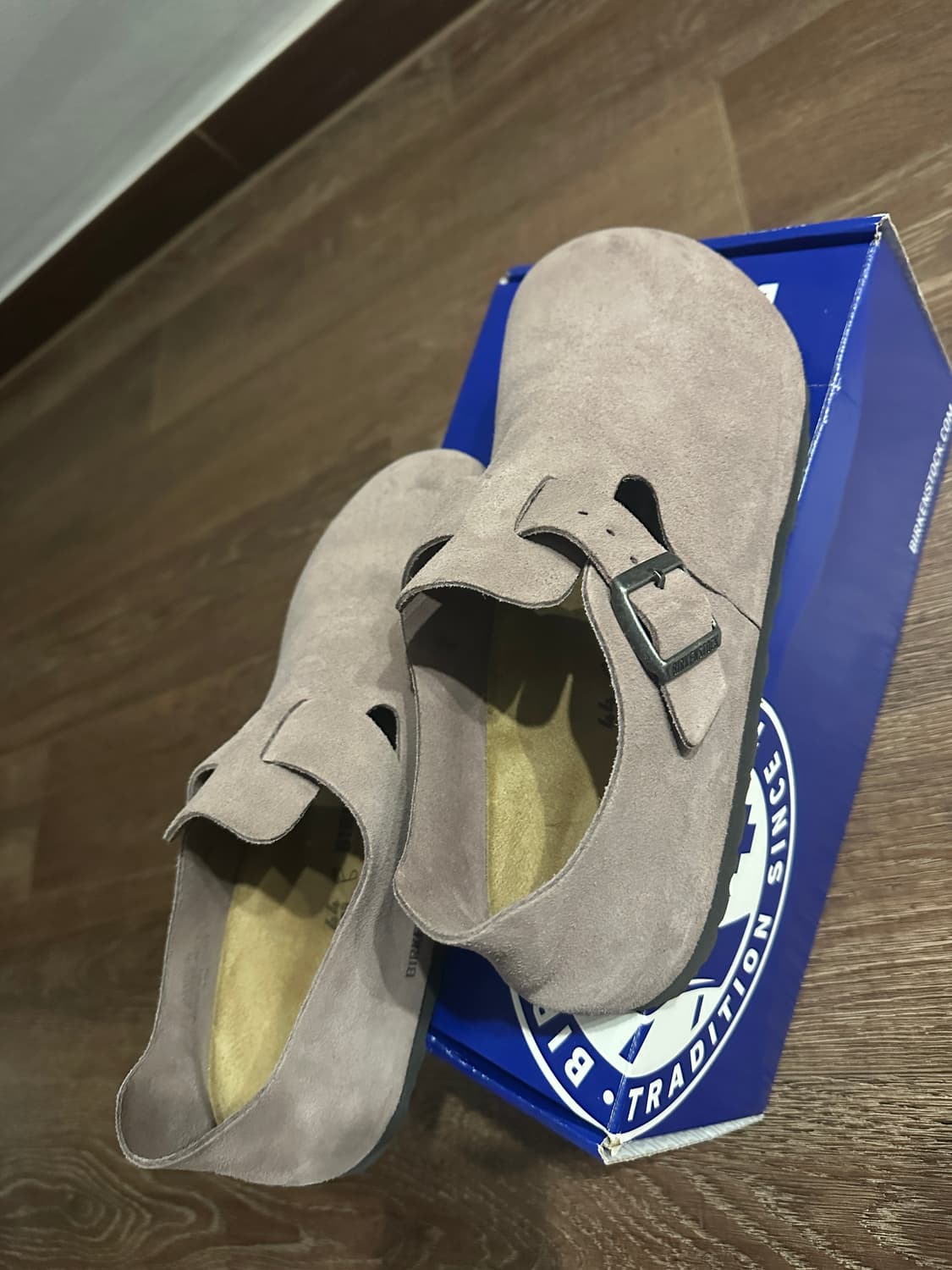 버켄스탁 런던 스웨이드 페이디드 퍼플 상품이미지2