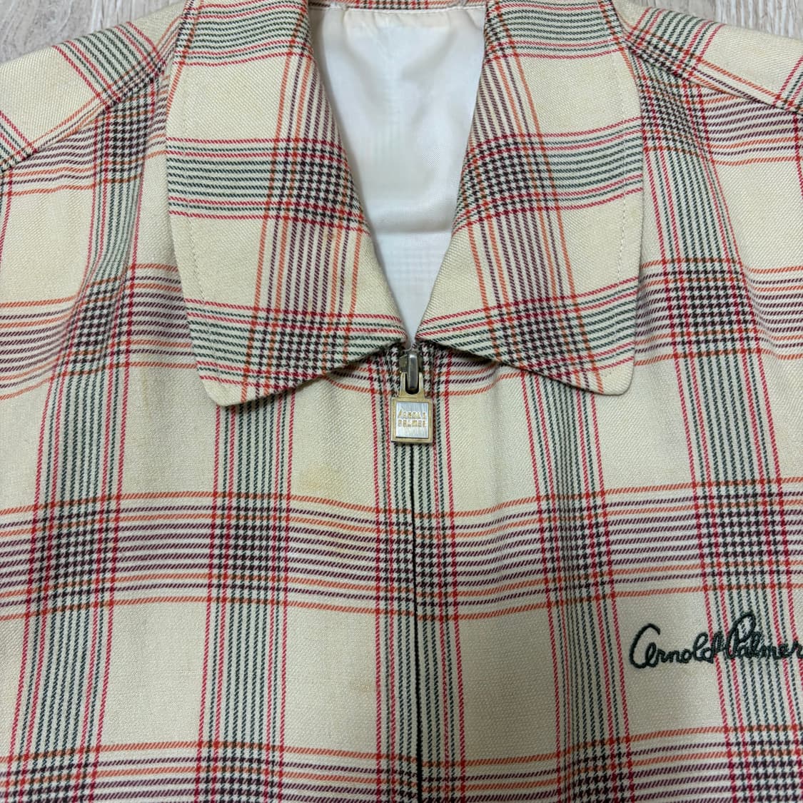 아놀드파머 남성 체크 블루종 자켓 L/100  상품이미지5