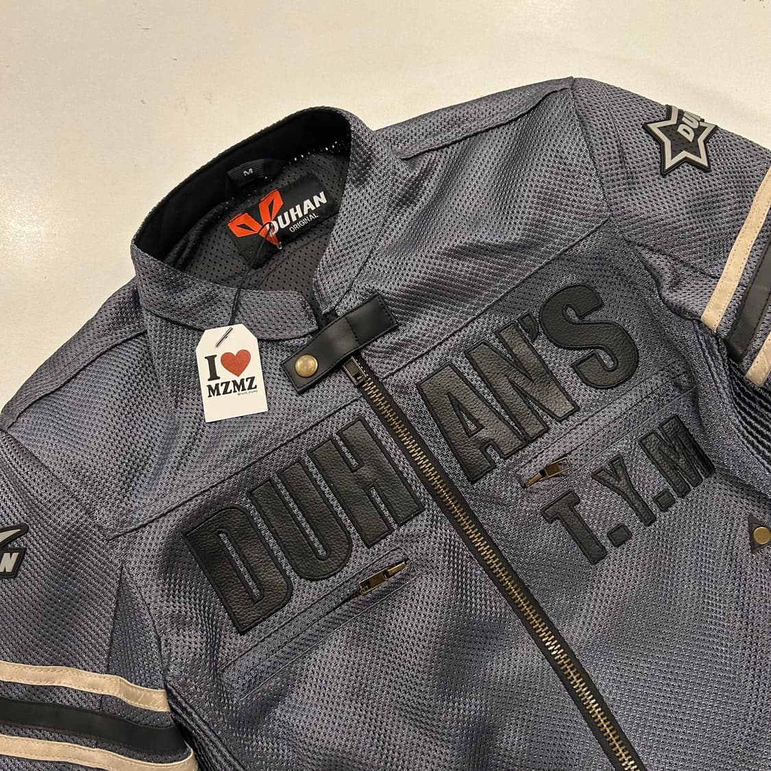 [M] DUHAN 오토바이 라이딩 메쉬 자켓 그레이 A646 상품이미지3