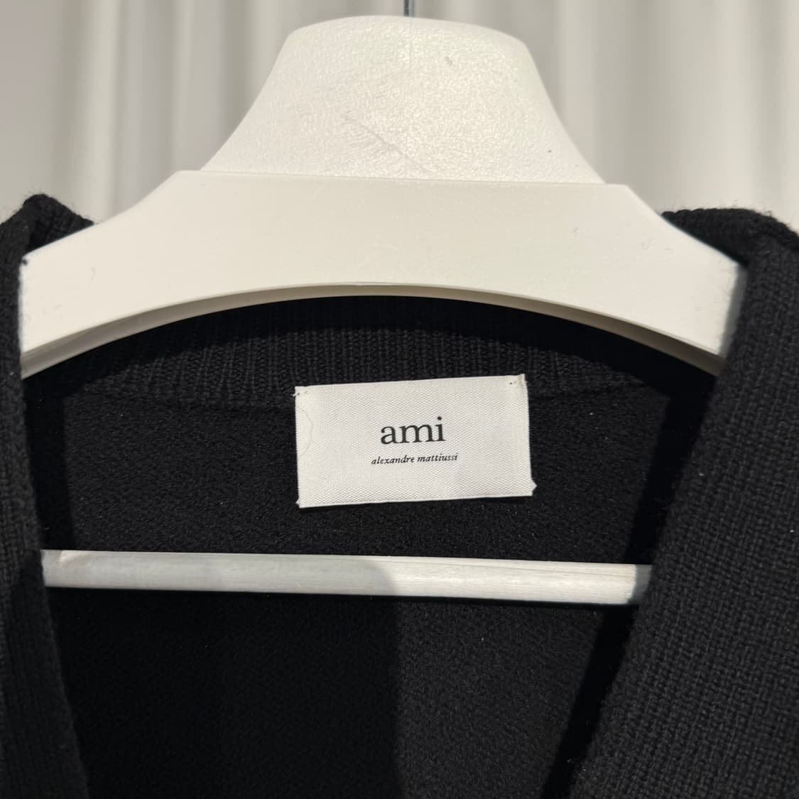 (M) 아미 인타르시아 빅하트 울 가디건 상품이미지3