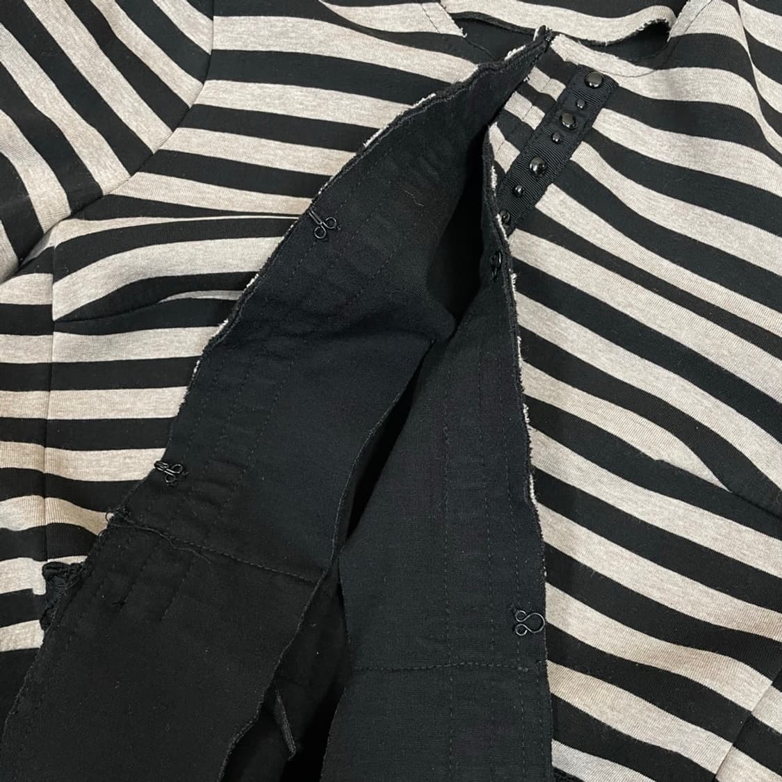 파멜라 밀라노 Pamela Milano 스트라이프 니트 가디건 XS 상품이미지5