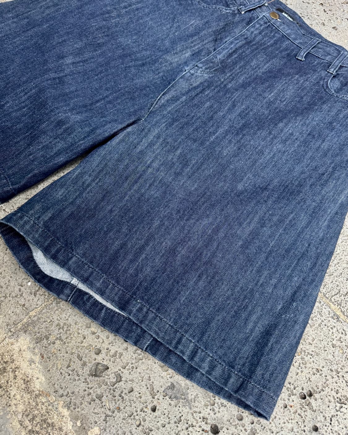 Ne-net – Denim Sarouel Half Pants 상품이미지8