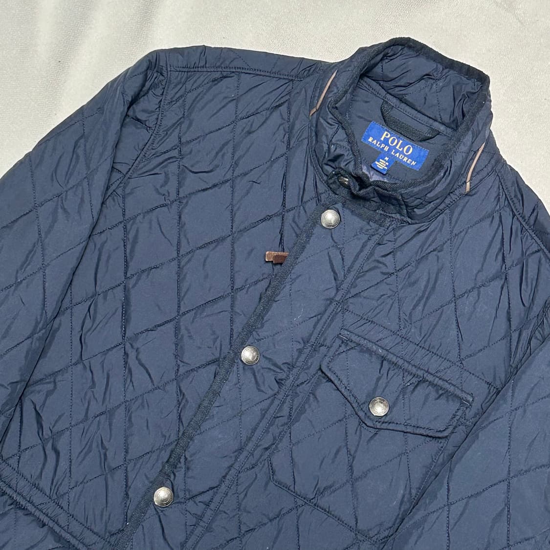 M 폴로랄프로렌 네이비 퀼팅 자켓  상품이미지1