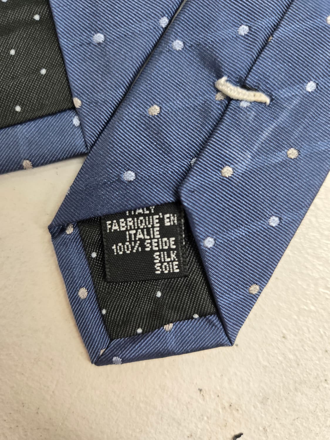 지방시 네이비 도트 무늬 넥타이 상품이미지4