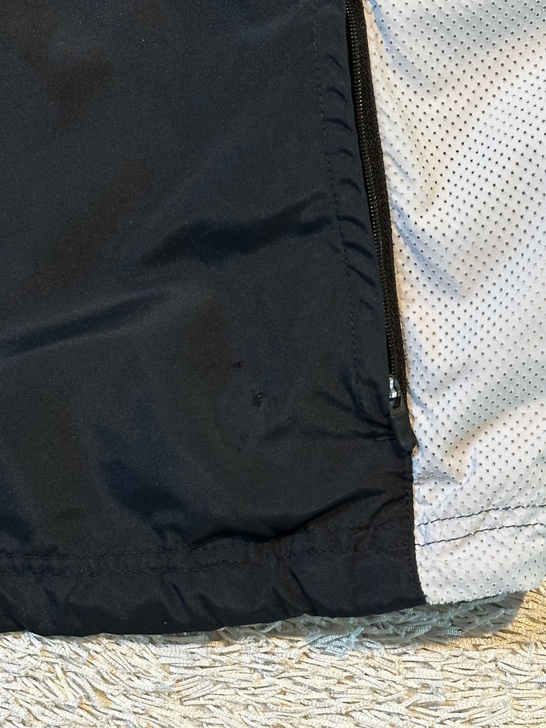 00's 나이키 올드스쿨 스우시 테니스 로고 배색 바람막이 자켓 상품이미지3