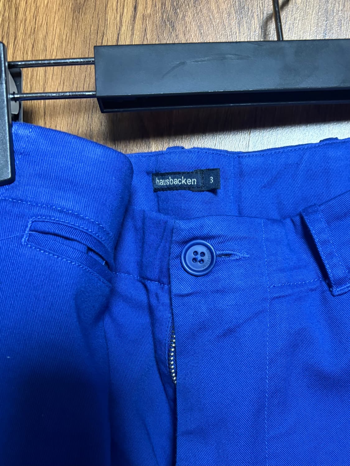 하우스바켄 와이드 치노팬츠 블루 상품이미지2