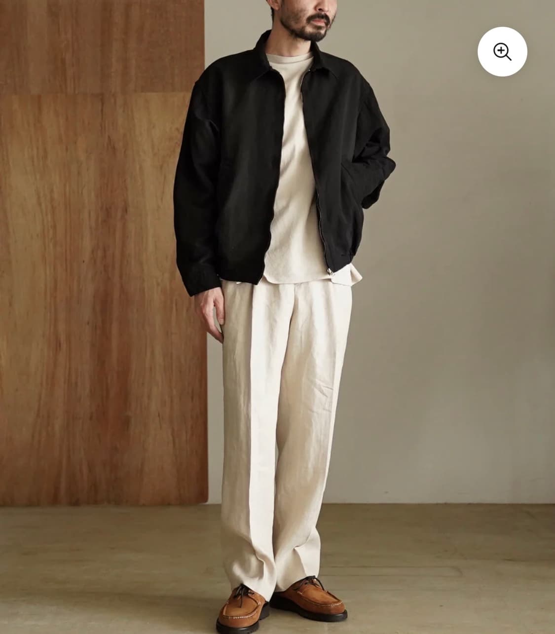 [4]캡틴선샤인 26ss 가바 집업자켓 블랙 새상품 상품이미지2