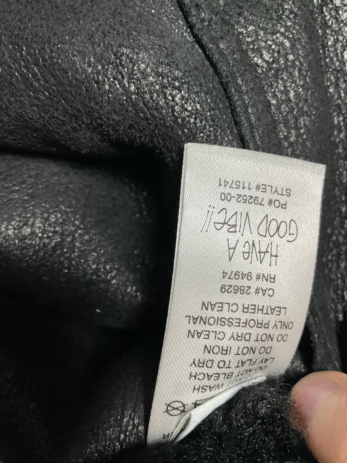 스투시 쉐어링 리버시블 봄버 레더 자켓 M 상품이미지5