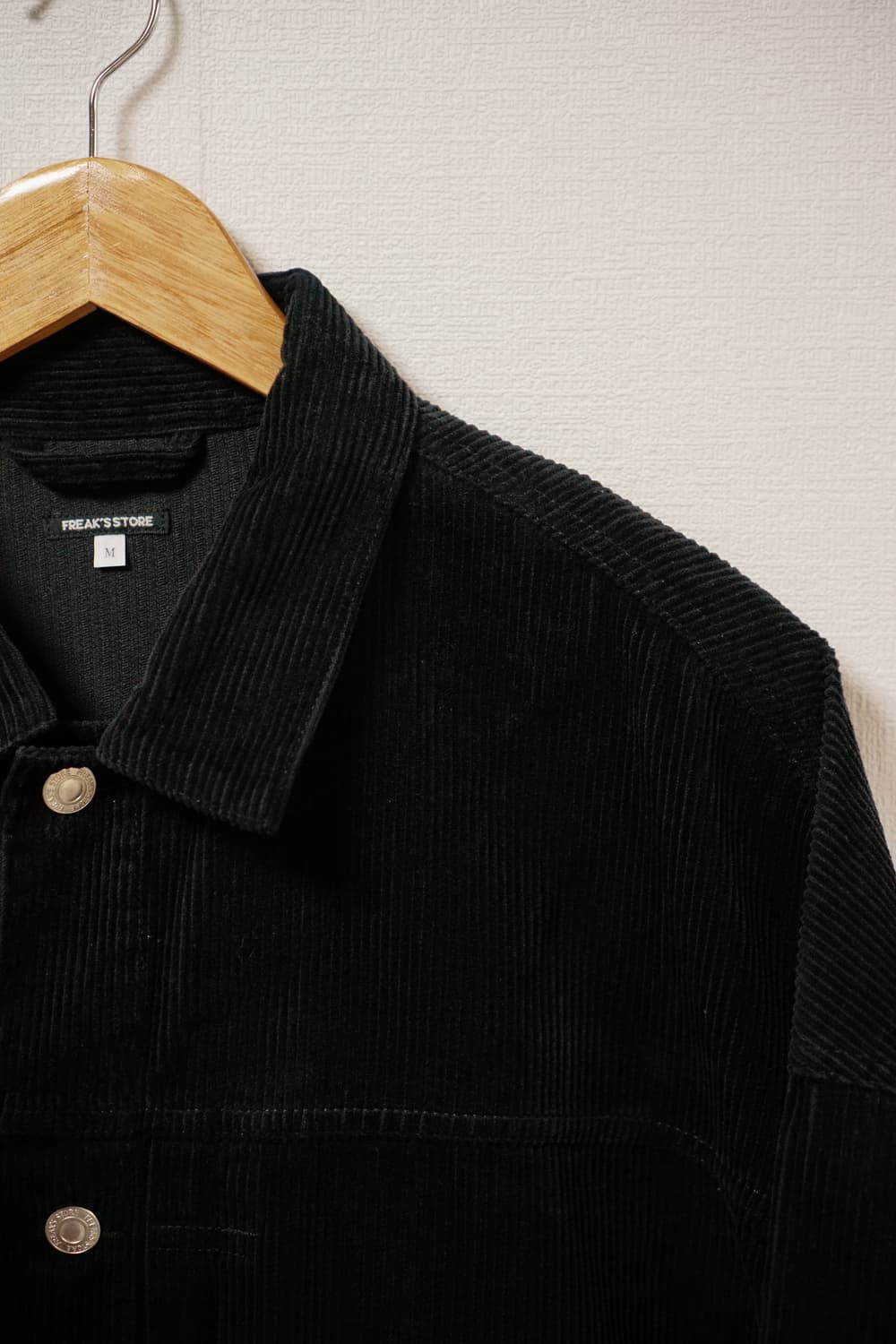FREAK’S STORE 코듀로이 트러커 자켓 블랙 M 상품이미지4