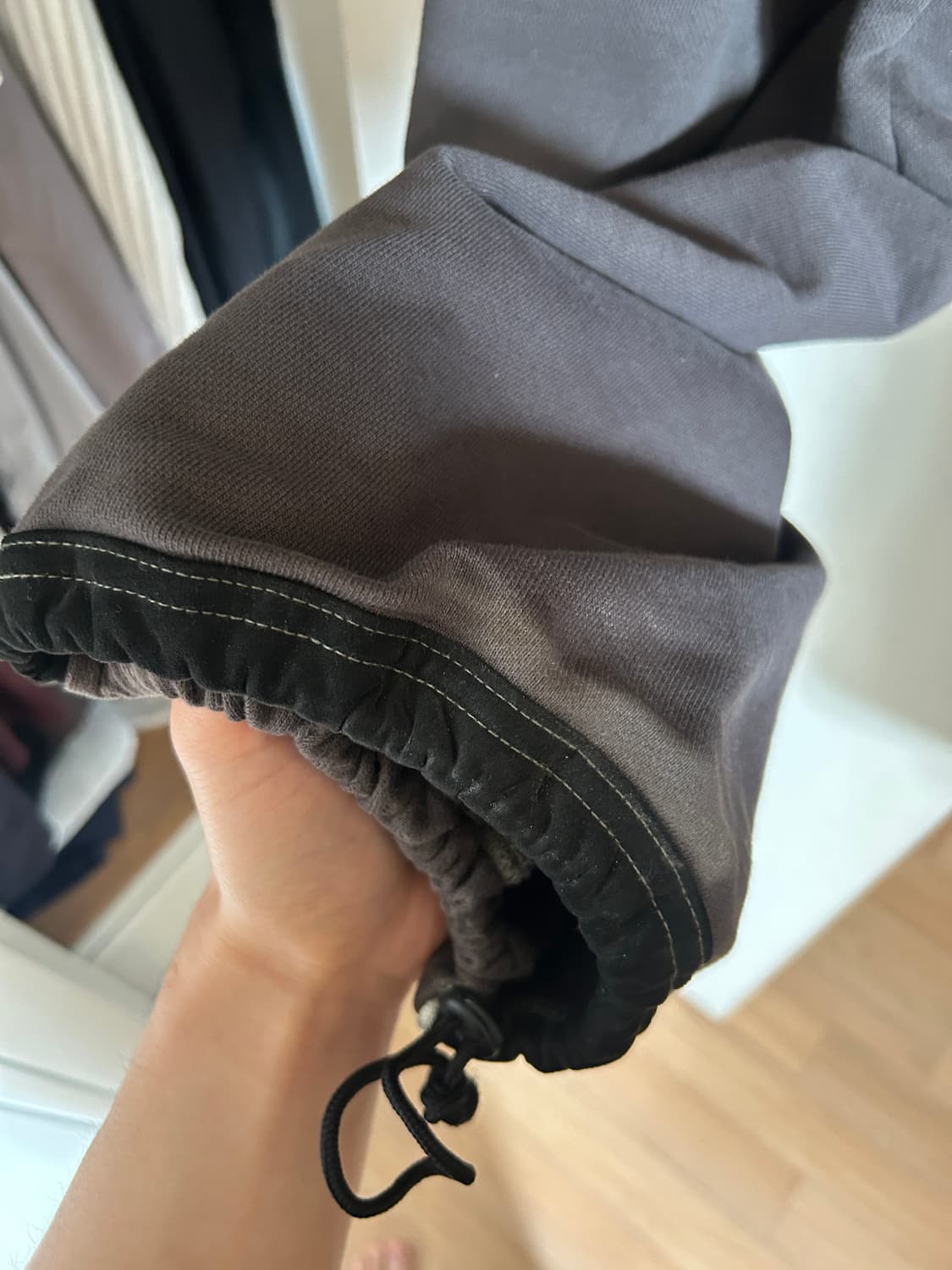 폴리테루 퍼티그 스웻 팬츠 카키 그린 상품이미지3