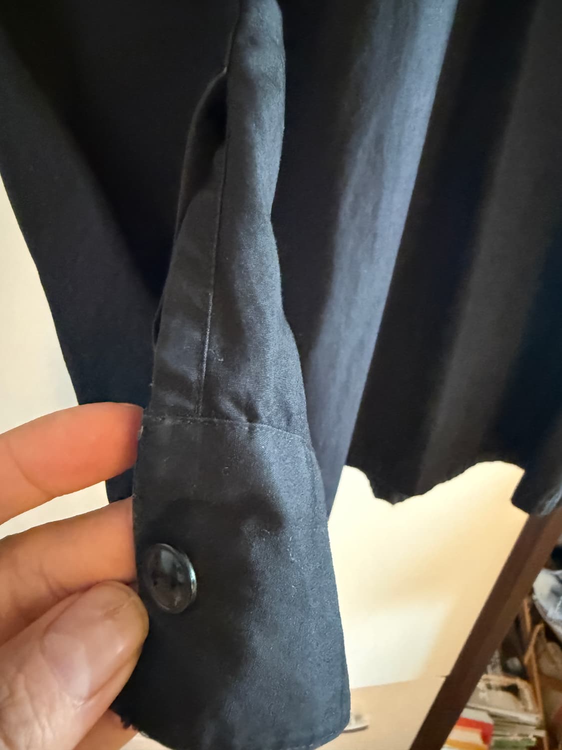 네이버후드 워크셔츠 블랙 L 105000원 상품이미지6