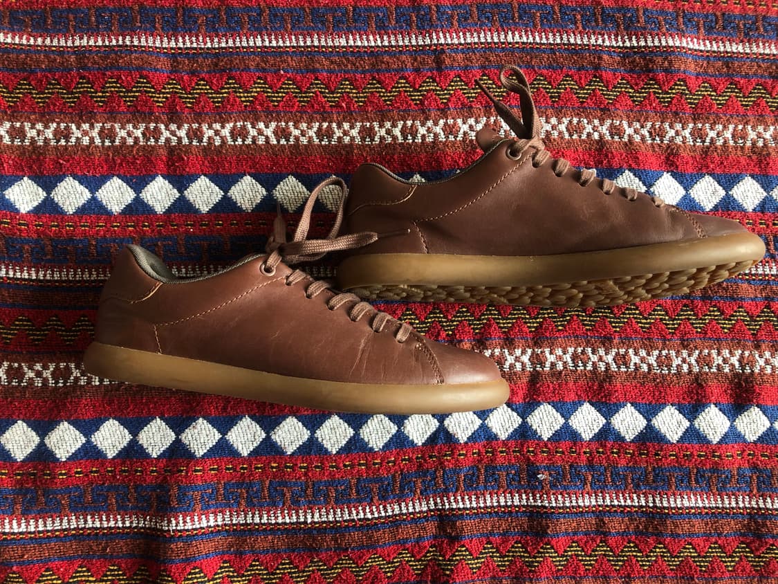 캠퍼 브라운 가죽 스니커즈 39/250 상품이미지3