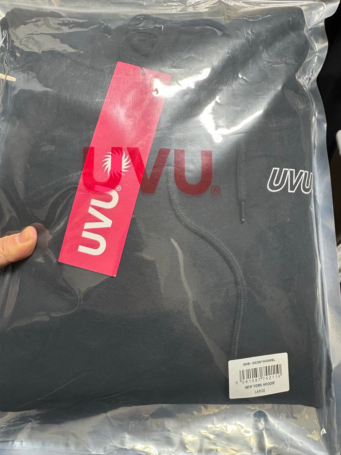  UVU x 글리슨 짐 후드 블랙 상품이미지2