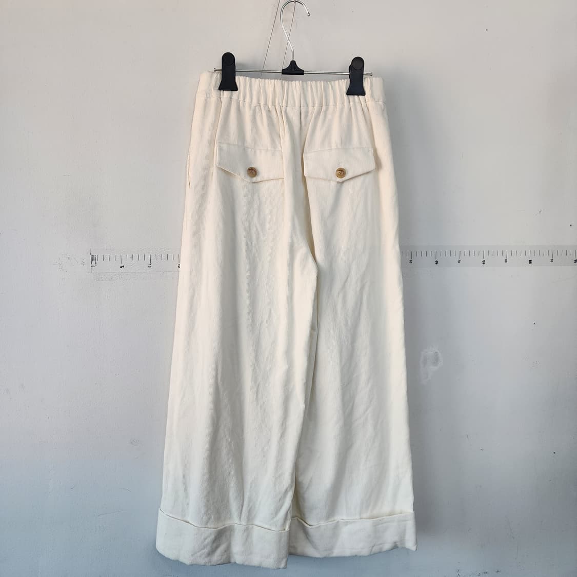 마쥬 아이보리 와이드 팬츠 상품이미지3