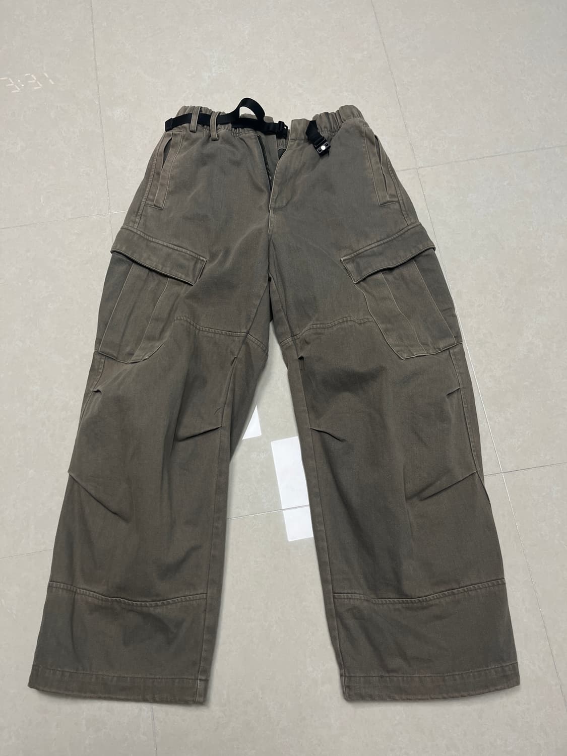 해칭룸 밀팬츠 워시드 올리브 상품이미지6