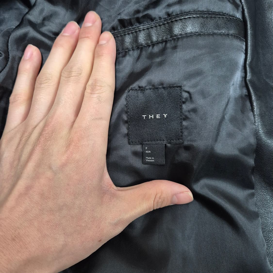 THEY 데이 남성 레더 가죽 자켓 FREE 상품이미지5