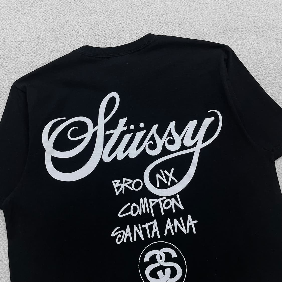 스투시 Stussy 월드투어 반팔티 블랙 상품이미지4