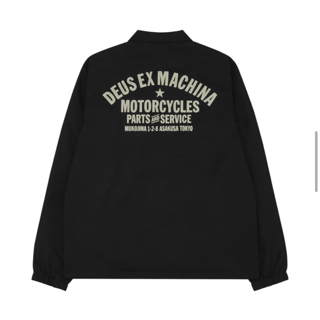 데우스 엑스 마키나 도쿄 아사쿠사 어드레스 코치 자켓 블랙 상품이미지2