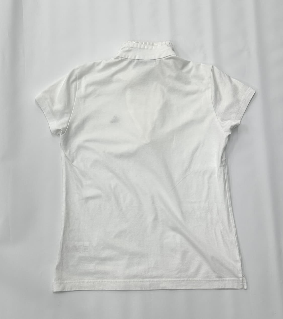 재팬 아디다스 발레코어 스포티 프릴 기능성 화이트 반팔티셔츠 아노락  상품이미지3