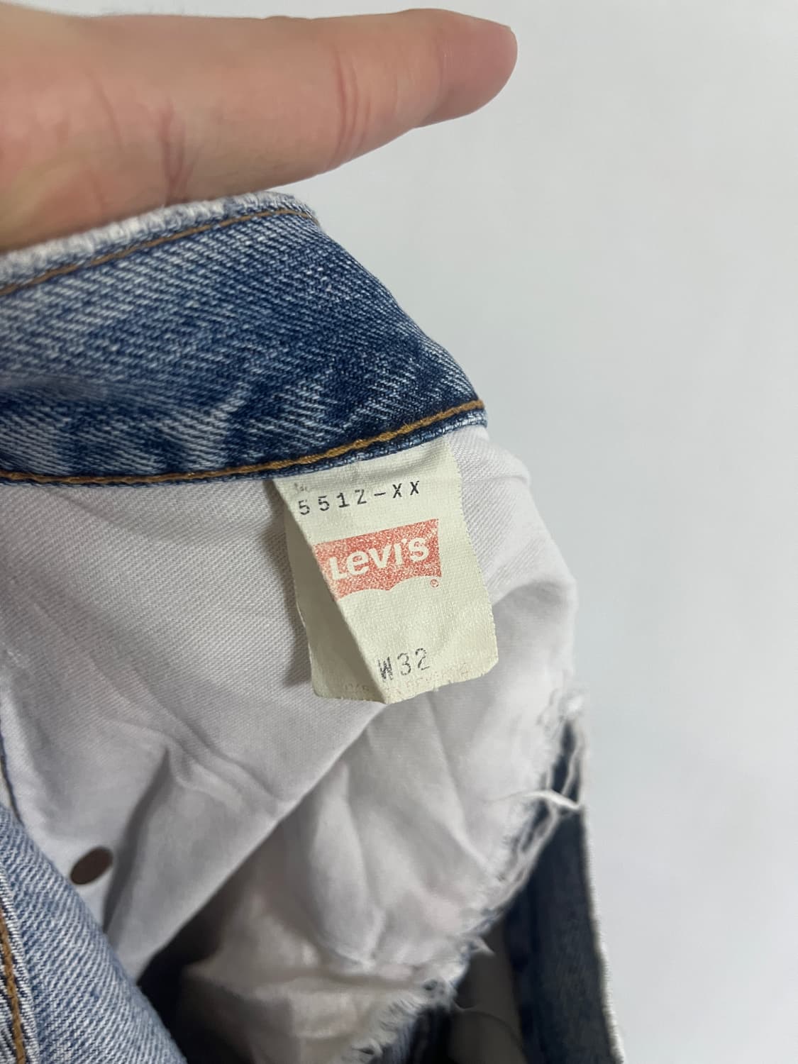 90s jp 리바이스 lvc 551zxx 데님팬츠 상품이미지8