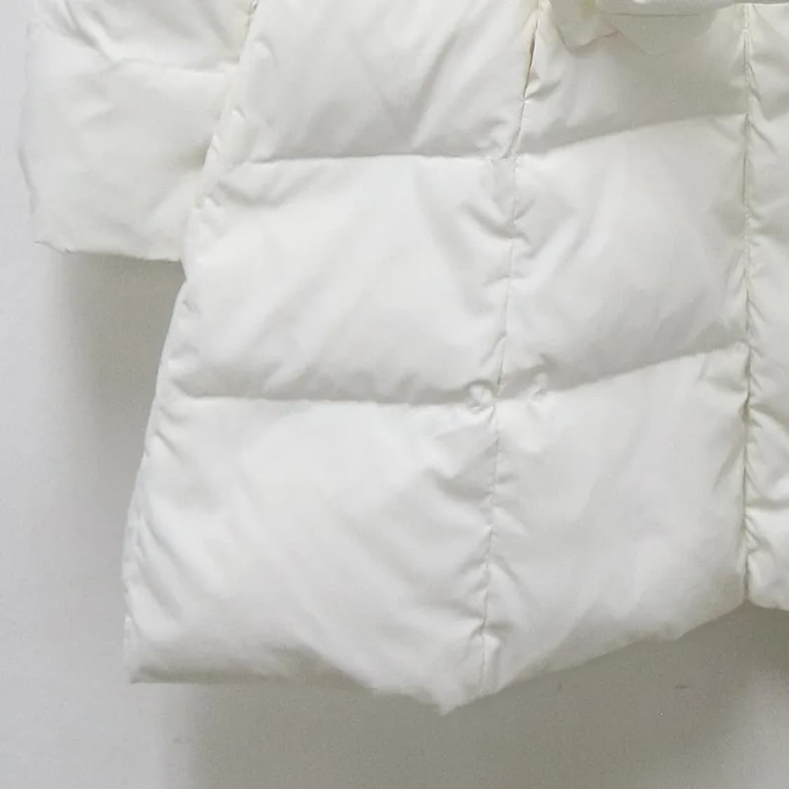 LODISPOTTO 화이트 리본벨트 패딩 60270 상품이미지4