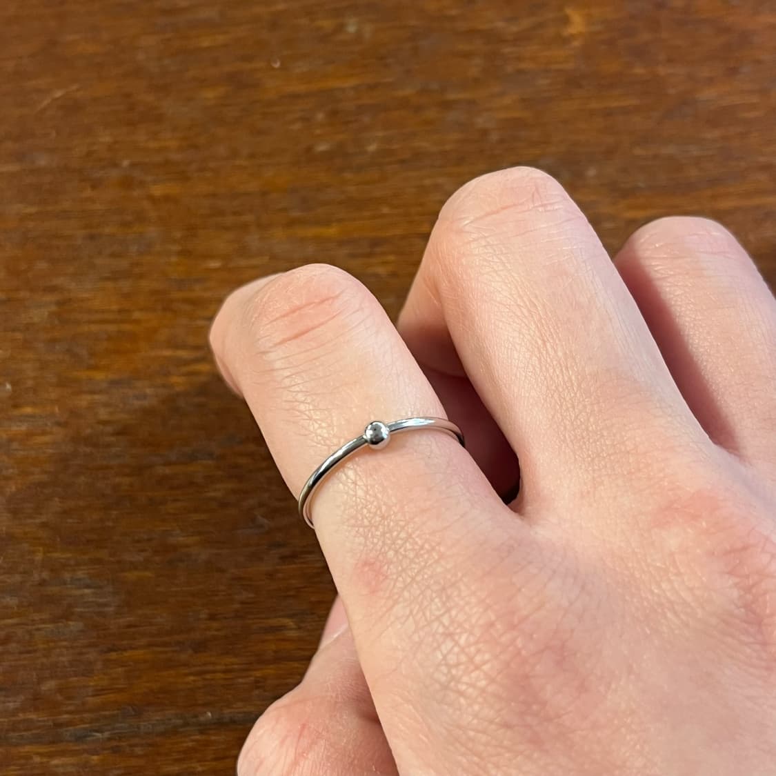 새상품 여성 신주 원구슬 반지 상품이미지3