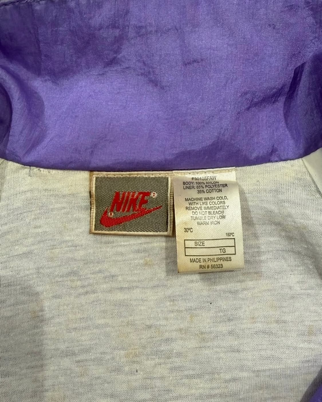 나이키 퍼플 윈드브레이커 자켓 상품이미지7