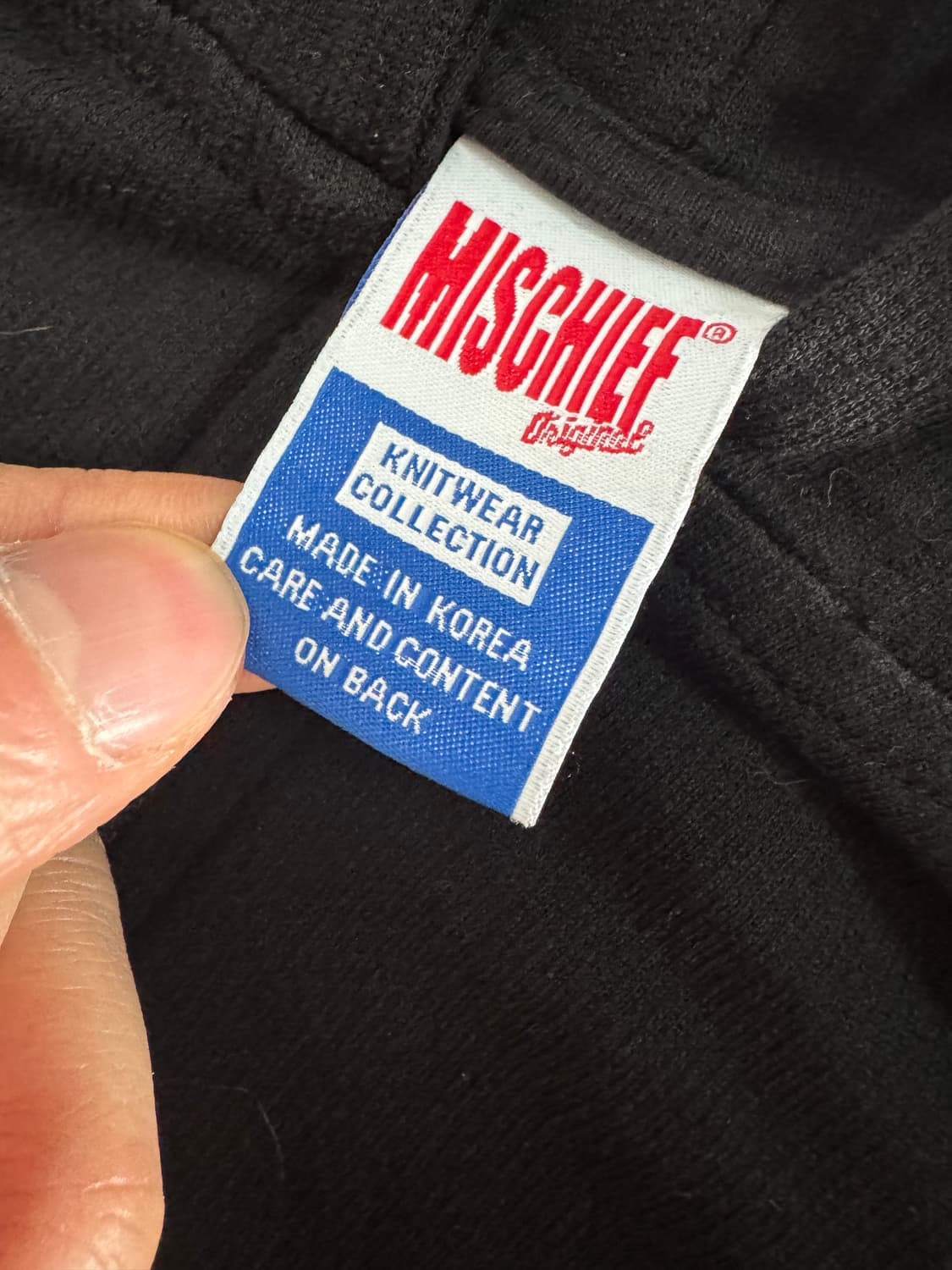 희귀!! 여성 미스치프 로즈 패턴 후드집업 블랙 상품이미지3