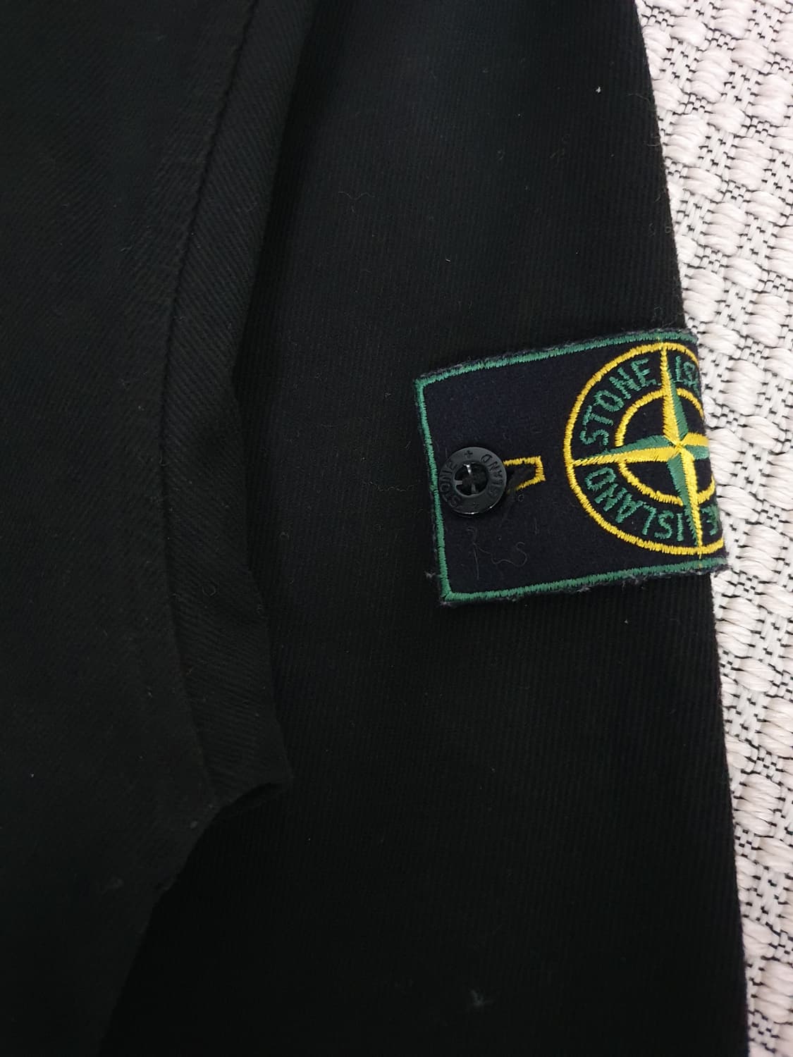 95AW 스톤 아일랜드 그린 엣지 밀리터리 데님 오버셔츠 상품이미지7