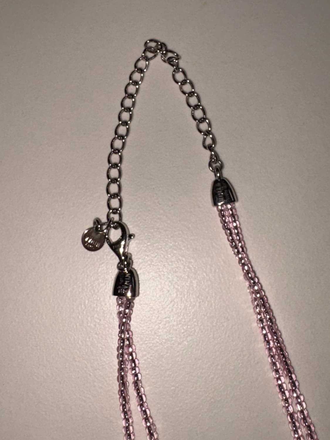 위민 비즈목걸이 핑크 yvmin 상품이미지6