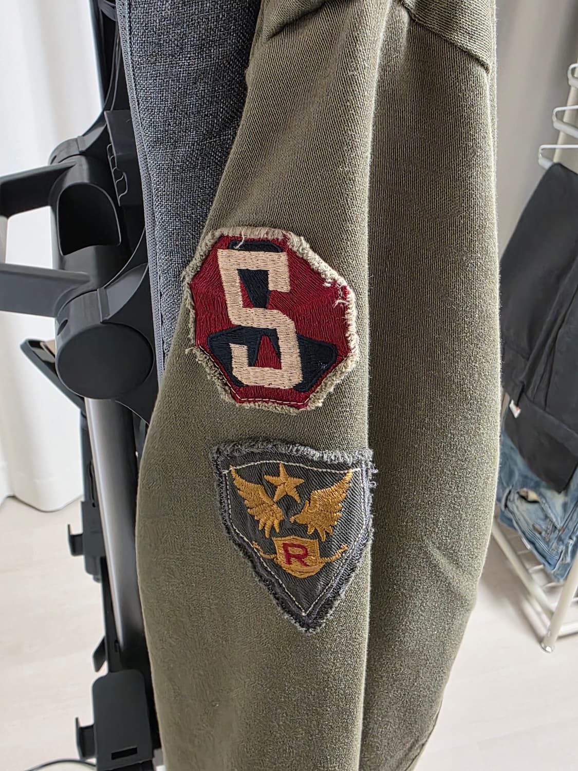 랄프로렌 새틴 플라이트 재킷 L사이즈 상품이미지3