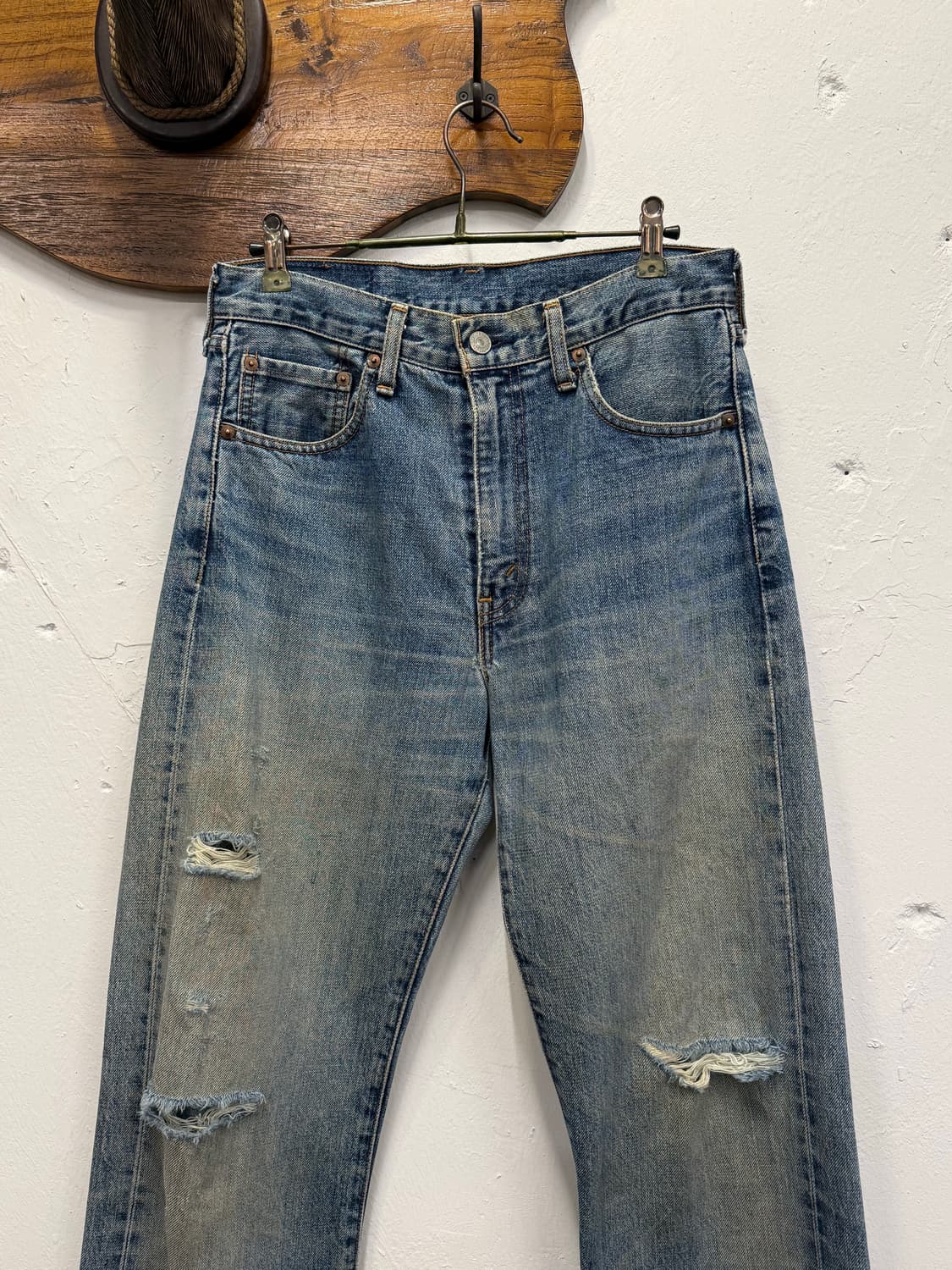 29inch) 90s LVC 빈티지 리바이스 502 Selvedge Je 상품이미지6