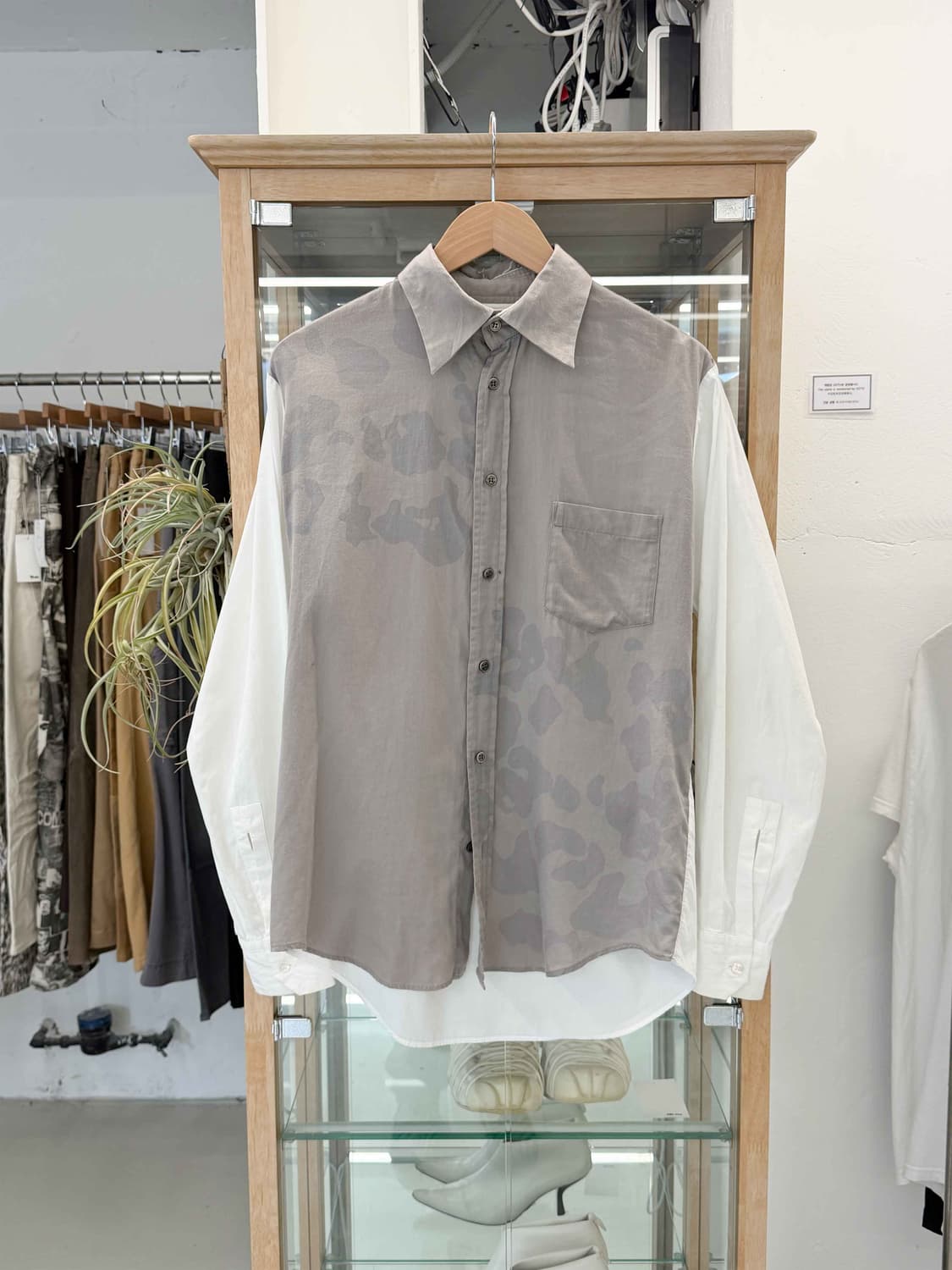 Y's multi block shirts  상품이미지1