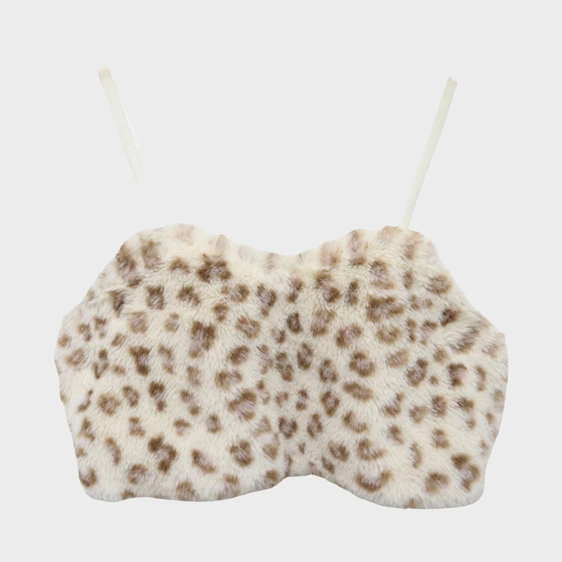 GU  페이크 퍼 호피 퍼 슬리브리스 63381 상품이미지1