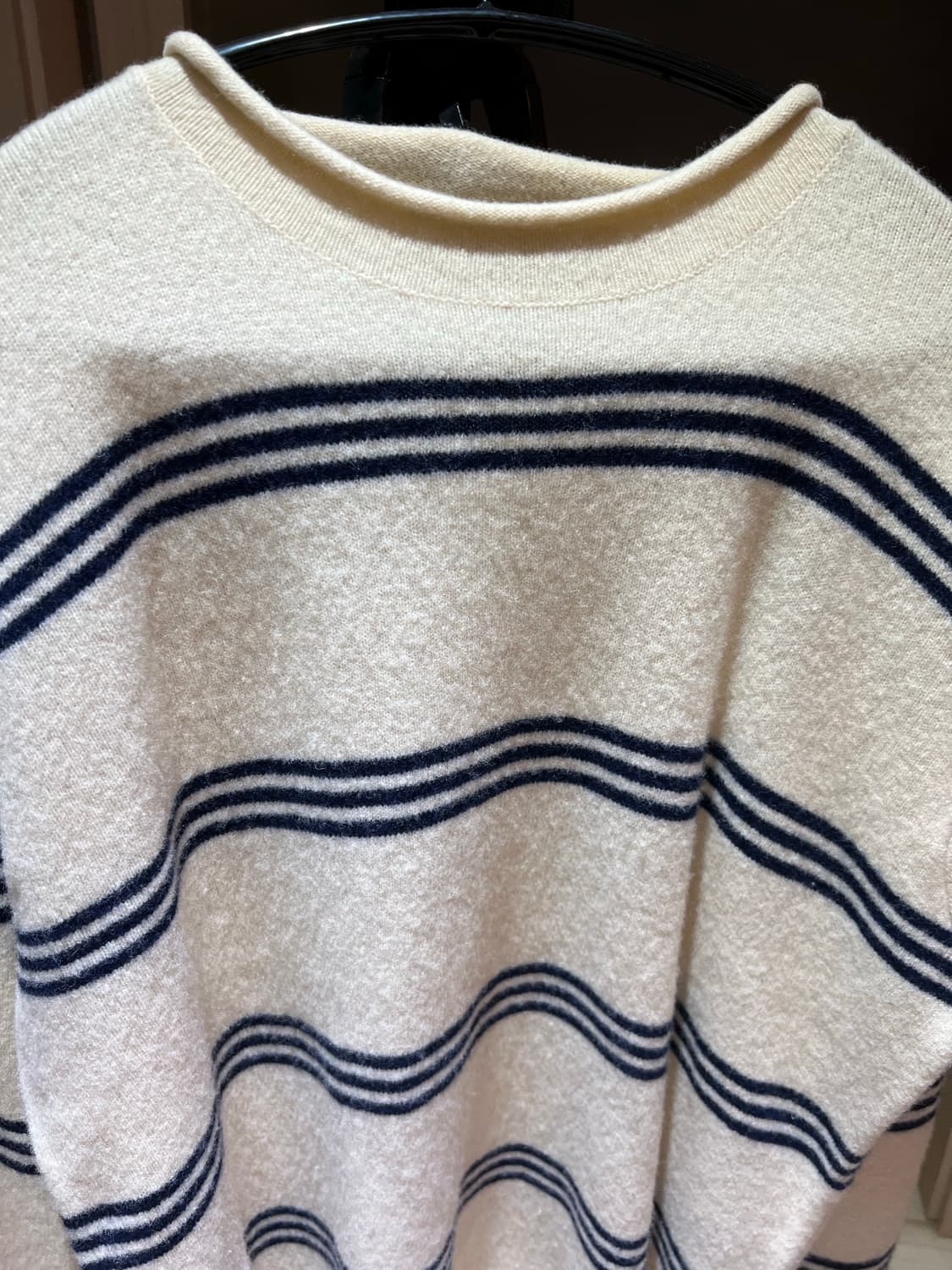 폴로 랄프로렌/ 빈티지 램스울 베이지 니트 / 라지 상품이미지4