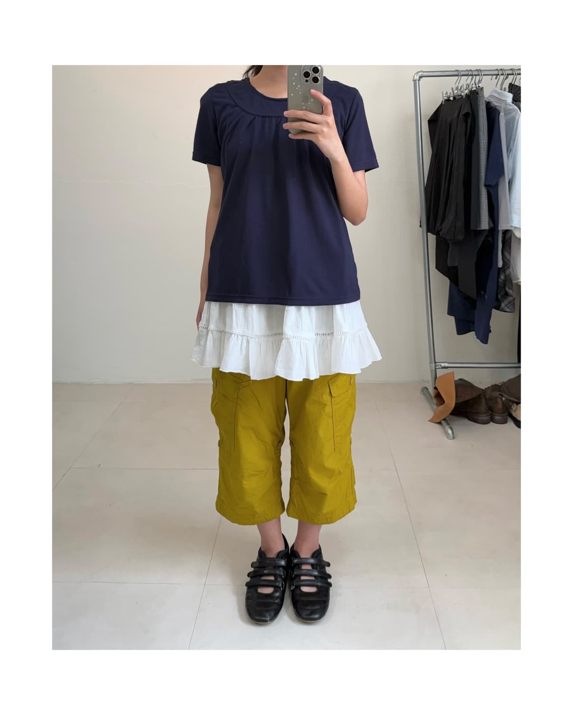 빈티지 백프릴 반팔티 상품이미지5