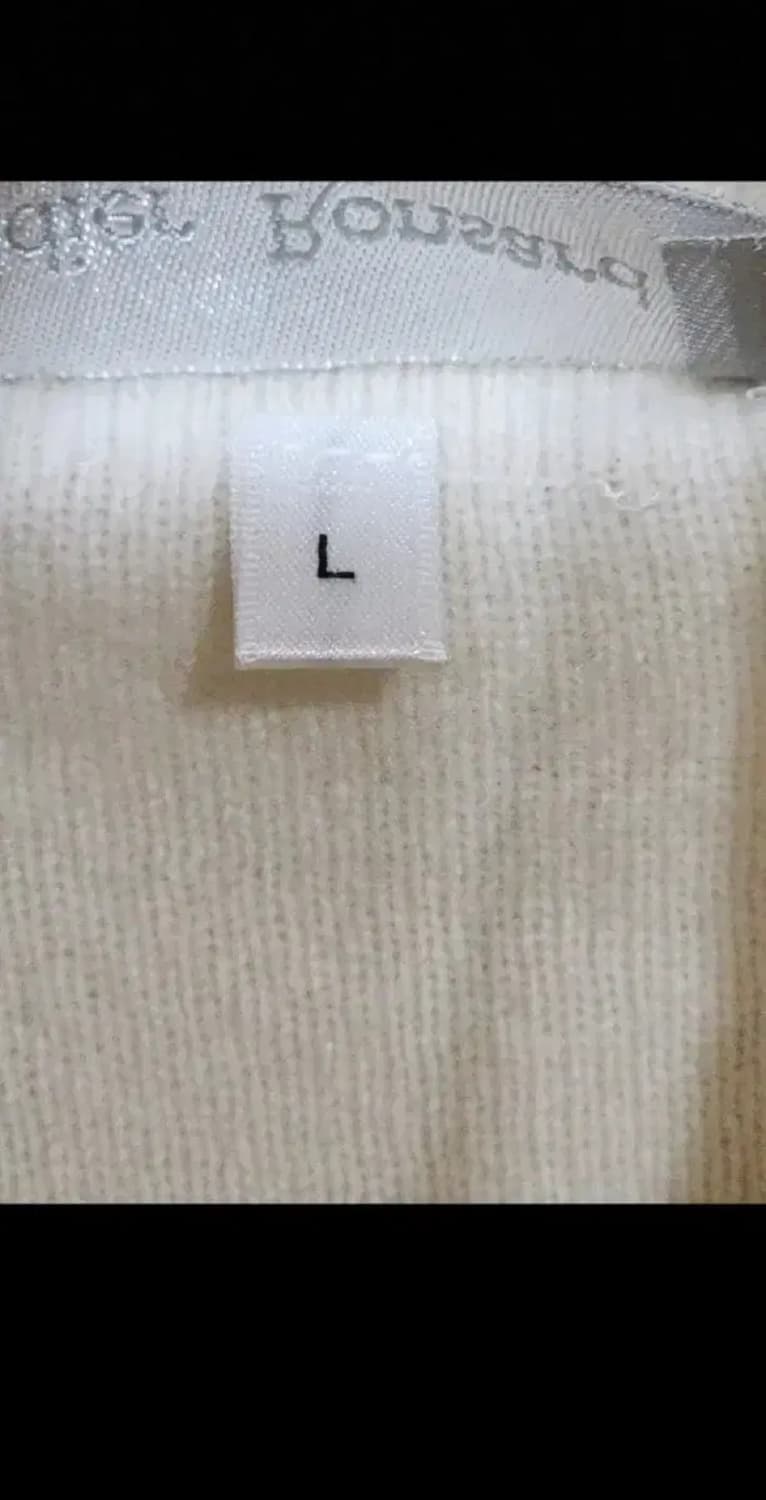 (M) 목폴라 캐시미어 니트 아이보리 터틀넥 스웨터 프랑스판  상품이미지5