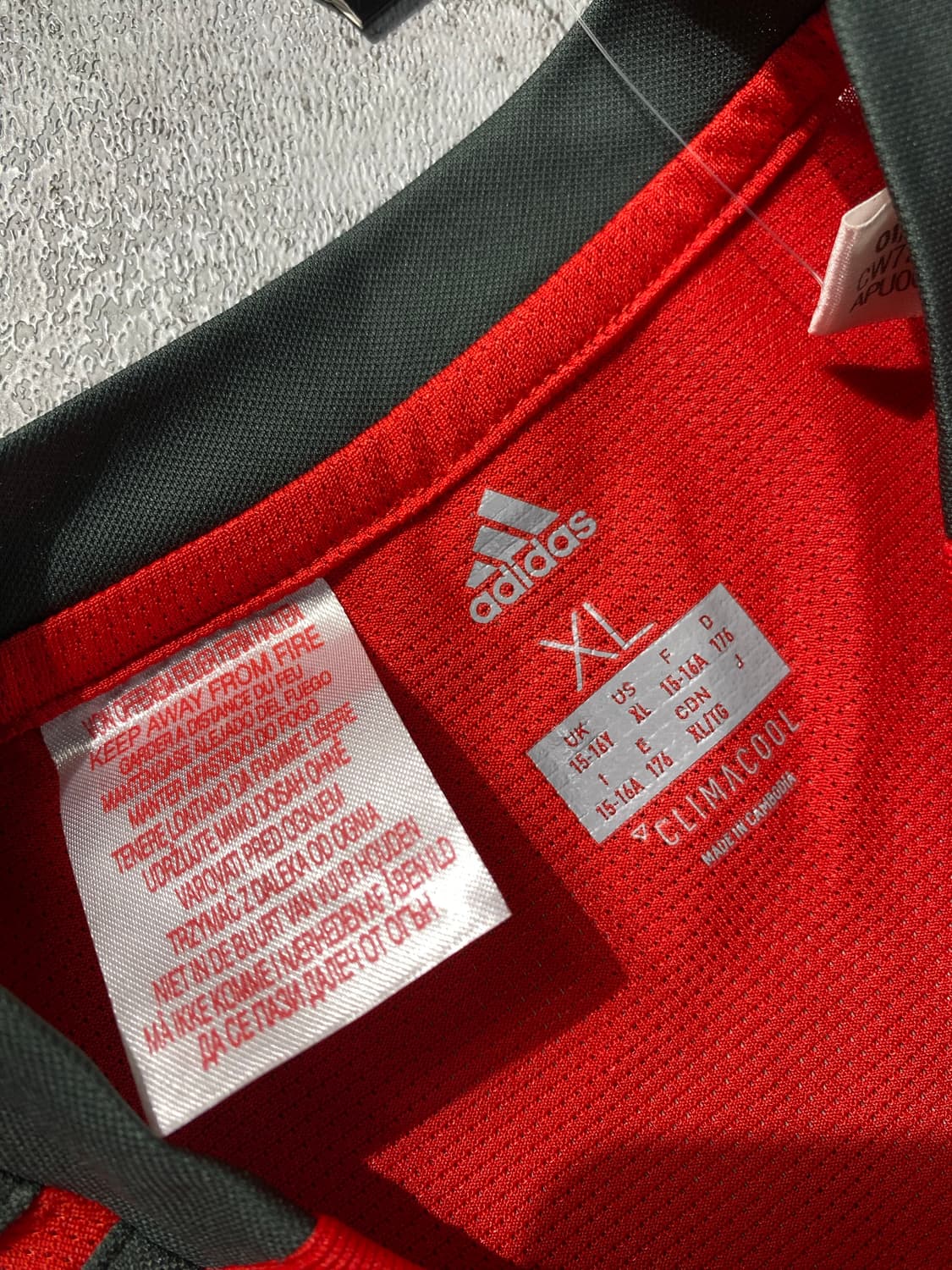 [XL] Adidas FC 바이에른 뮌헨 축구 유니폼 상품이미지7