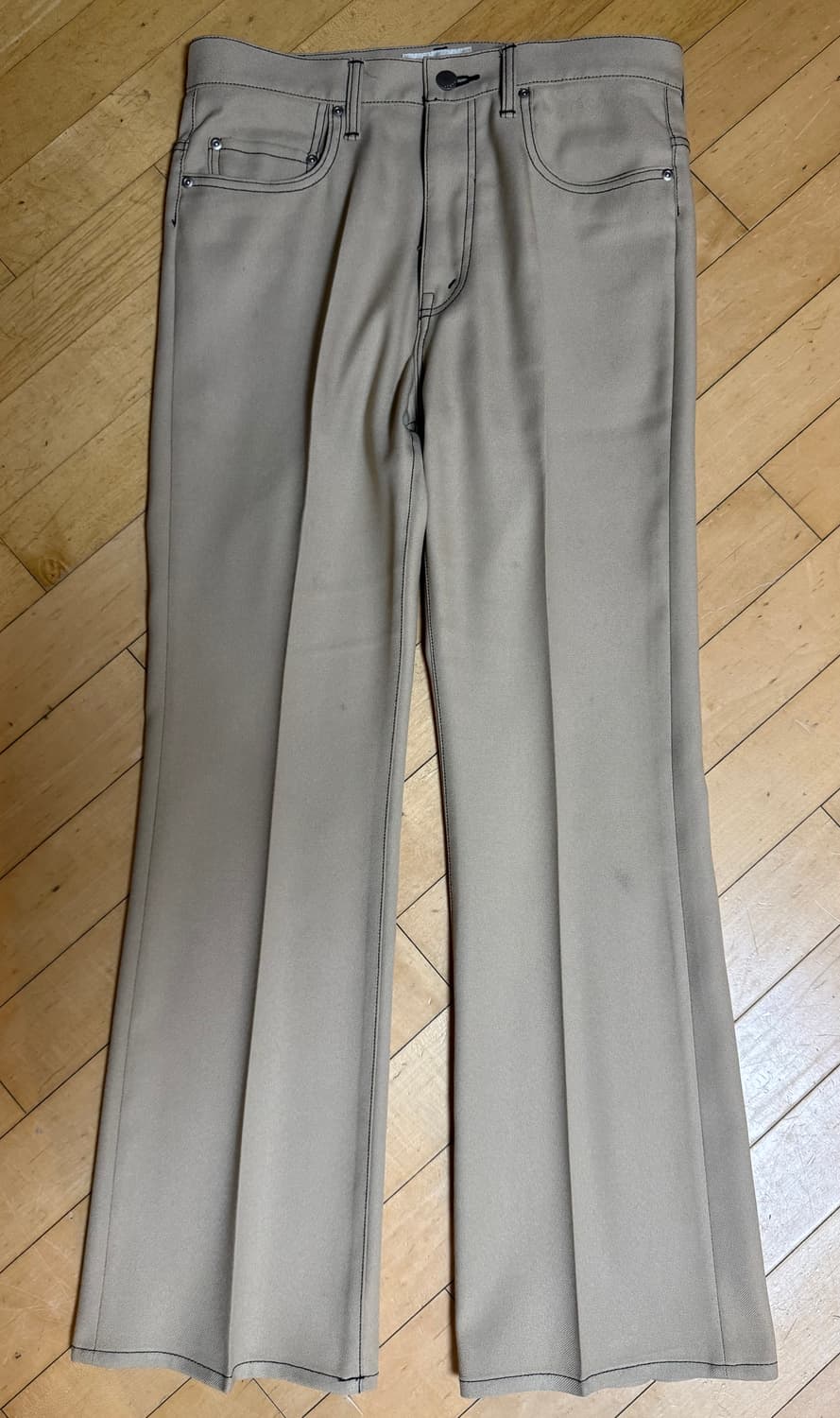 JieDa 지에다 플레어 팬츠 부츠컷 베이지 2사이즈 상품이미지1