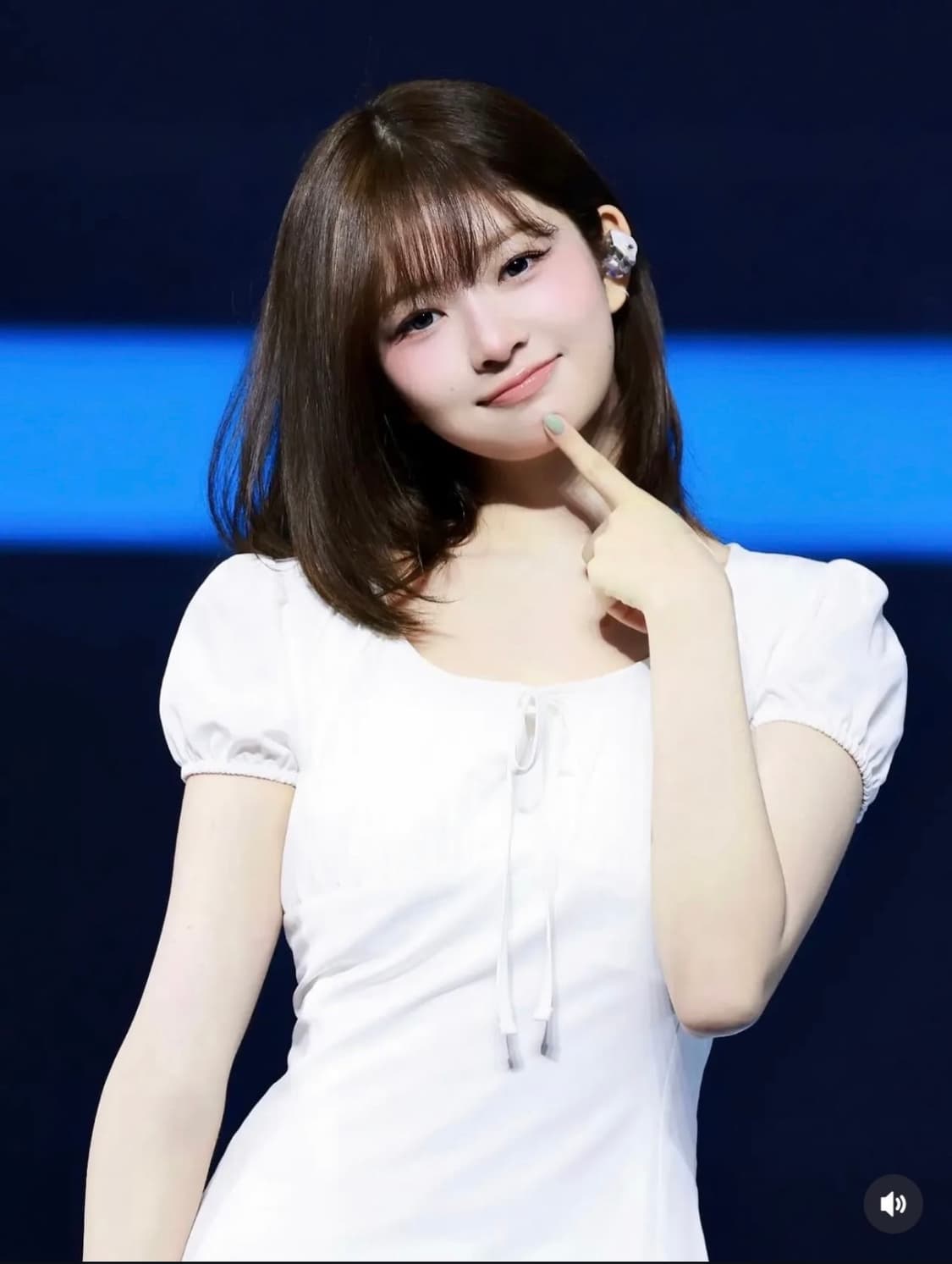 아이브 레이 착용🤍 모일리 셔링 미니 드레스 상품이미지7