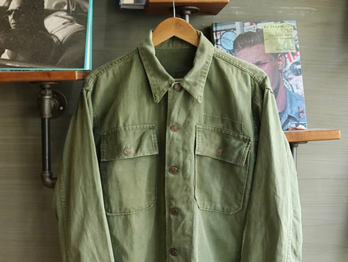 40’s U.S Army M-47 HBT Shirt 판매합니다. 상품이미지3