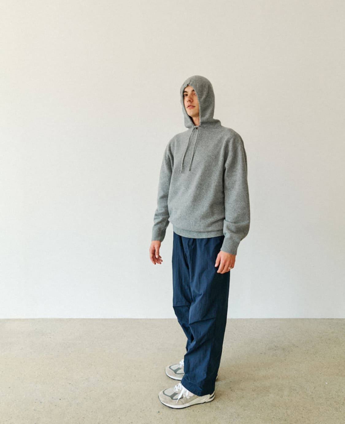 3] 폴브레이크 질롱 후드 니트 그레이 색상  판매합니다 상품이미지3