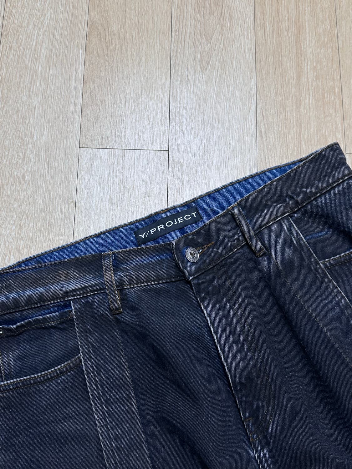 [31] 와이프로젝트 바나나진 블랙 네이비 상품이미지4