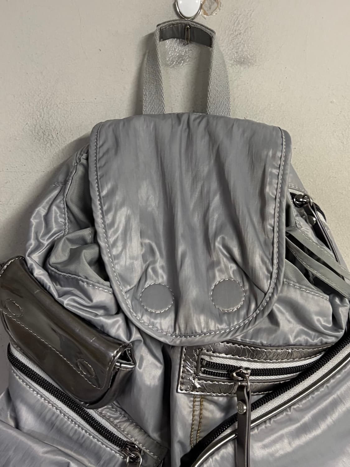 DIESEL pocket backpack gray  상품이미지3