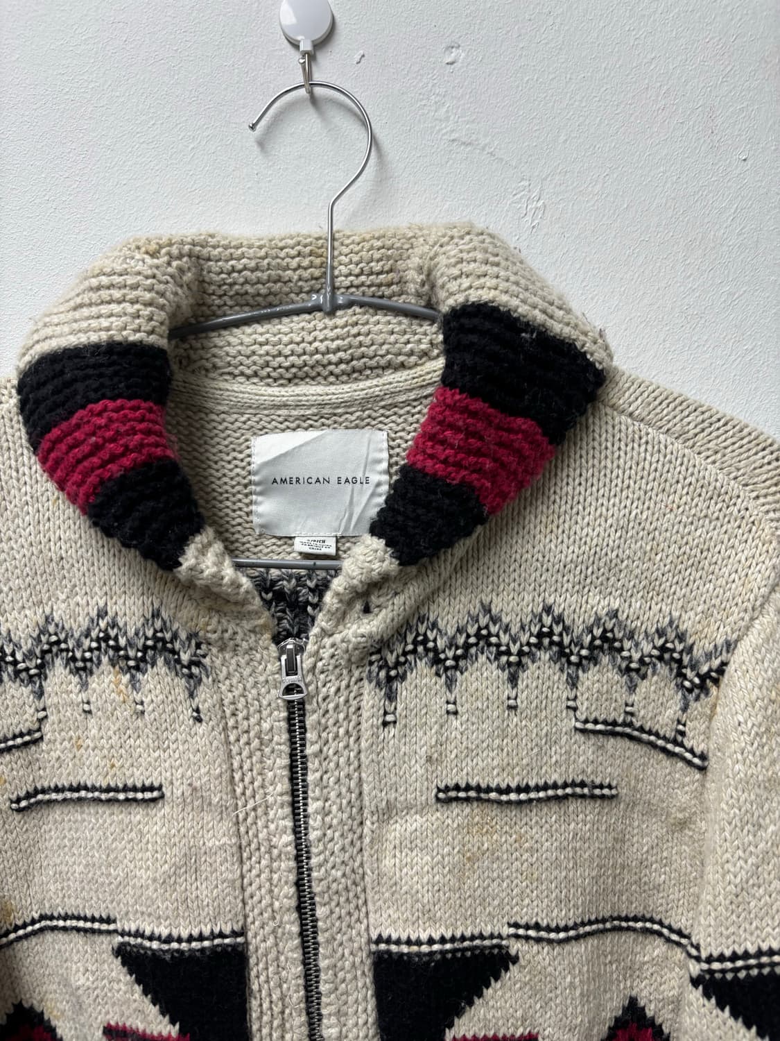 “Vintage” Nordic Cowichan Zip Up 상품이미지9