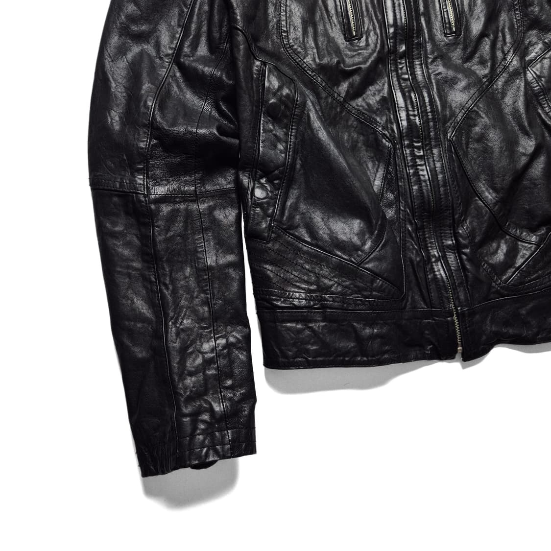 [S] VTG 이태리 양가죽 바이커 자켓 상품이미지4