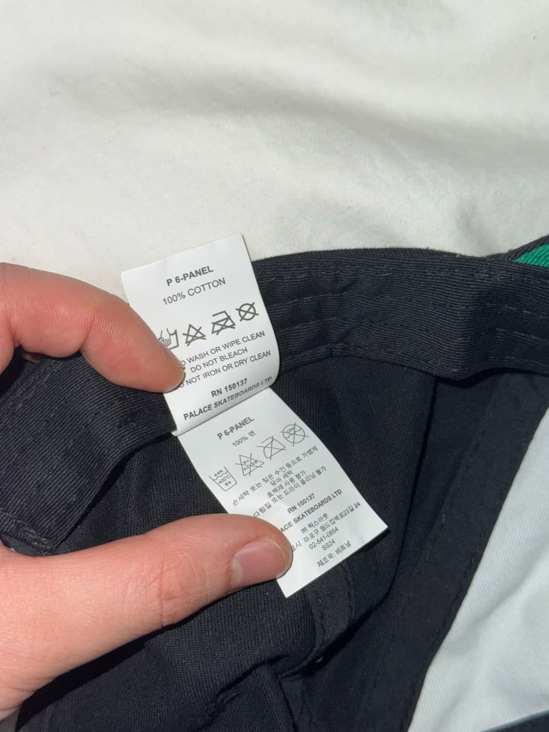 팔라스 6패널 캡 블랙 상품이미지3