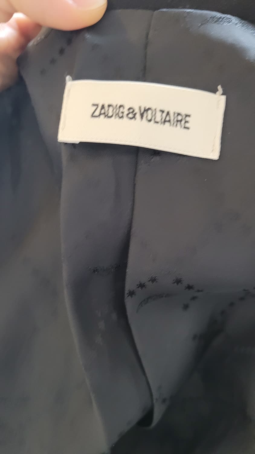 Zadig & Voltaire 자딕앤볼테르 블랙 해골 포인트 블레이저 상품이미지8