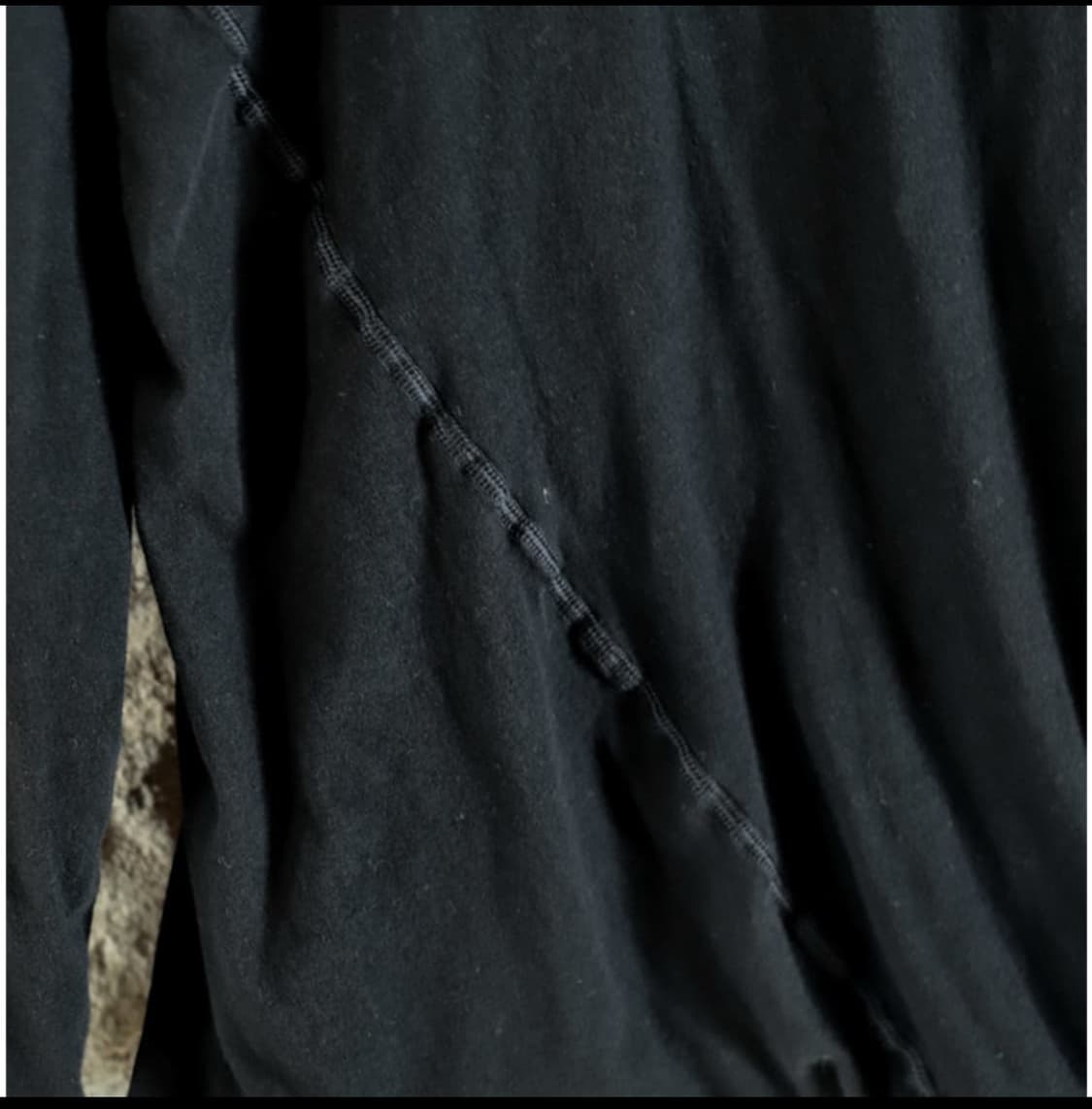 Lcbx 2layer drape-t shirts 투레이어 티셔츠 팝니다 상품이미지4